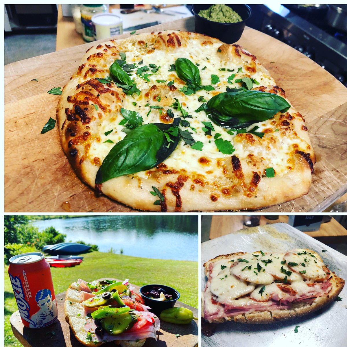 Hey <a href="/amatosinc/">Amato's</a>, I did some Amato’s themed apps this weekend. They came with a free Moxie as a palate cleanser. How’s I do? #pazzo #realitalian #poorboy #saltpepperoil