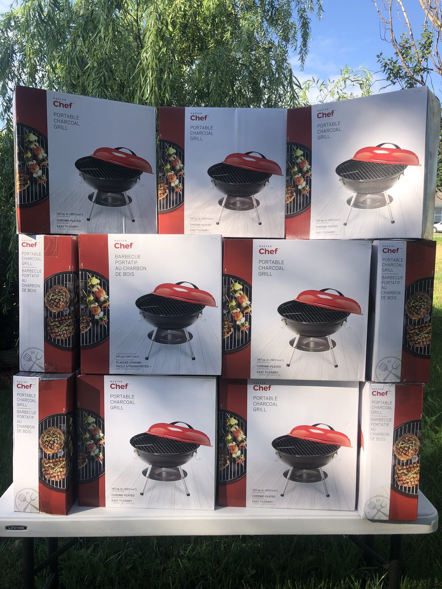20 small BBQ’s purchased for the kids q.  Best part is that everyone is a winner as they get to keep the BBQ afterwards. Thanks to Wiens Furniture in Niverville for their sponsorship!