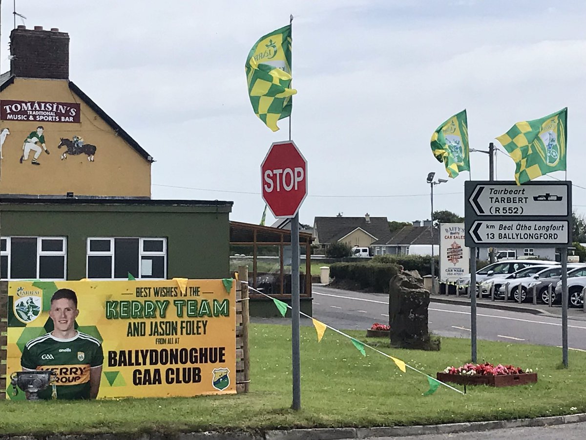 Balydonoghue all set for the Final. Showing our support for our own Jason Foley Ciarraí Abú <a href="/Kerry_Official/">Kerry GAA</a>