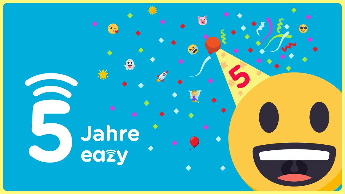 Seit 5 Jahren: 
✅ ehrliche Preise
✅ gutes Internet
✅ einfache Auswahl
Wir danken allen Kunden für die sehr hohe Loyalität und freuen uns auf viele weitere Jahre!🎈
"mach's einfach“ 🙂

#machseinfach #internet #dsl #kabelinternet #geburtstag