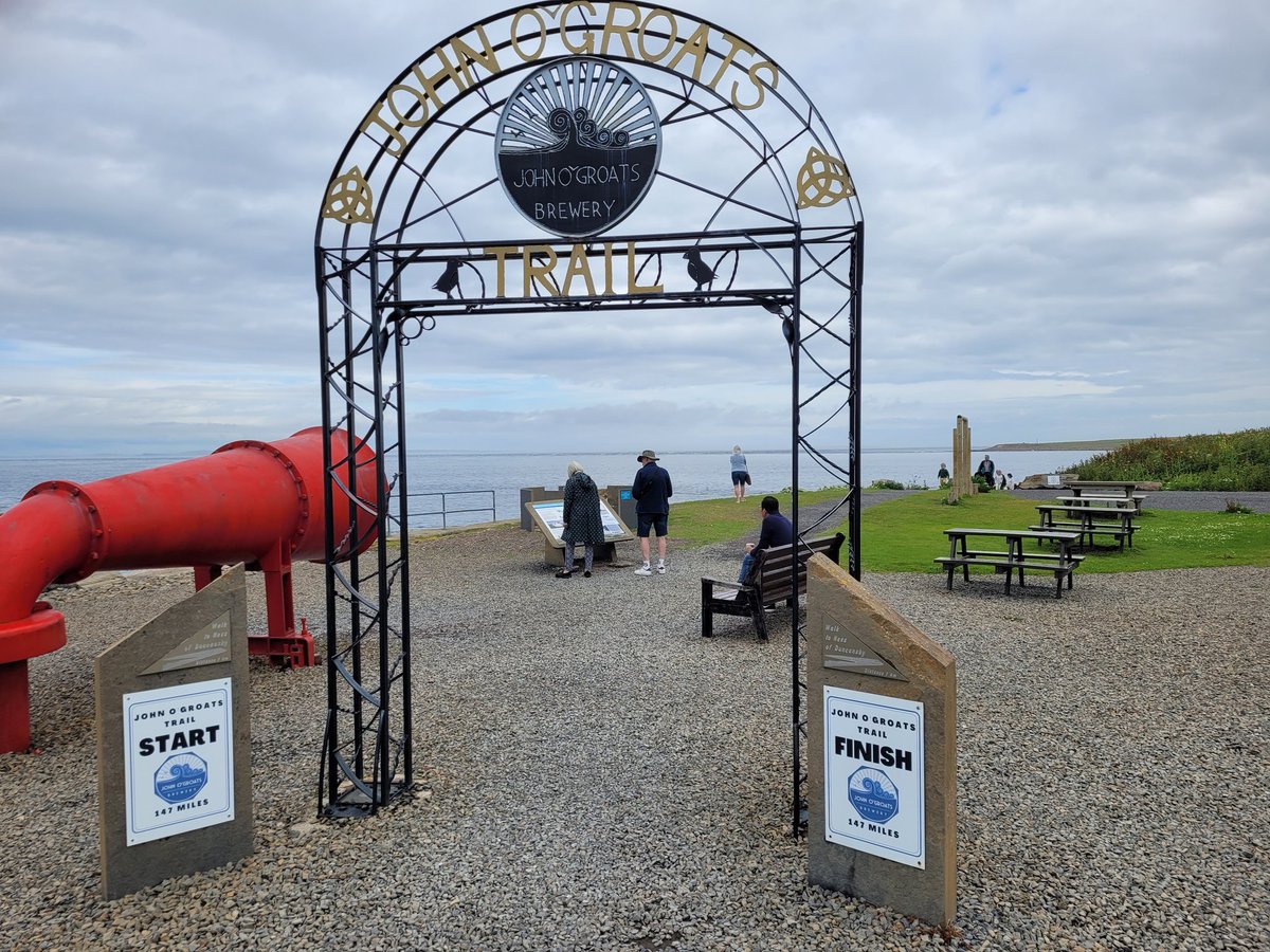 Jamie_LEJOG's tweet image. Day 97: Nybster to John O Groats, 11 miles. After over 3 months of walking my adventure comes to an end. It started out wet and overcast but developed into a lovely last day. The John O Groats trail has been tough going at times but has provided a spectacular ending to the walk.