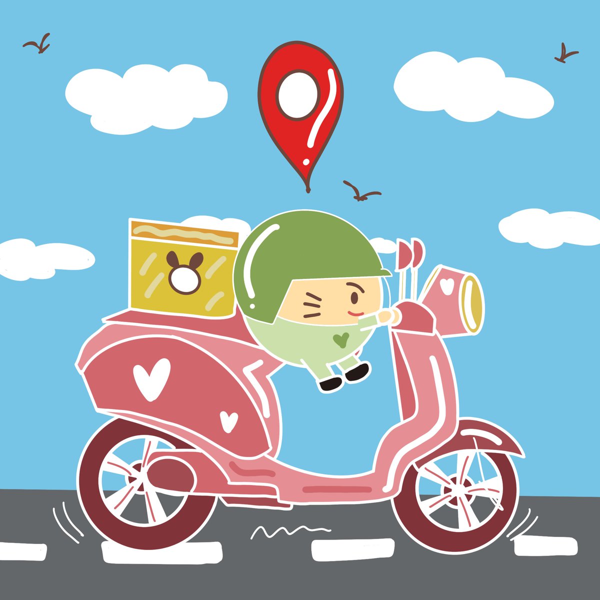 Checkout I wanna be a Delivery man 📦✉️ from collection The rabbit found love 😍 on @ParasHQ

#paras #cryptoart #digitalart #tradingcards paras.id/token/x.paras.…