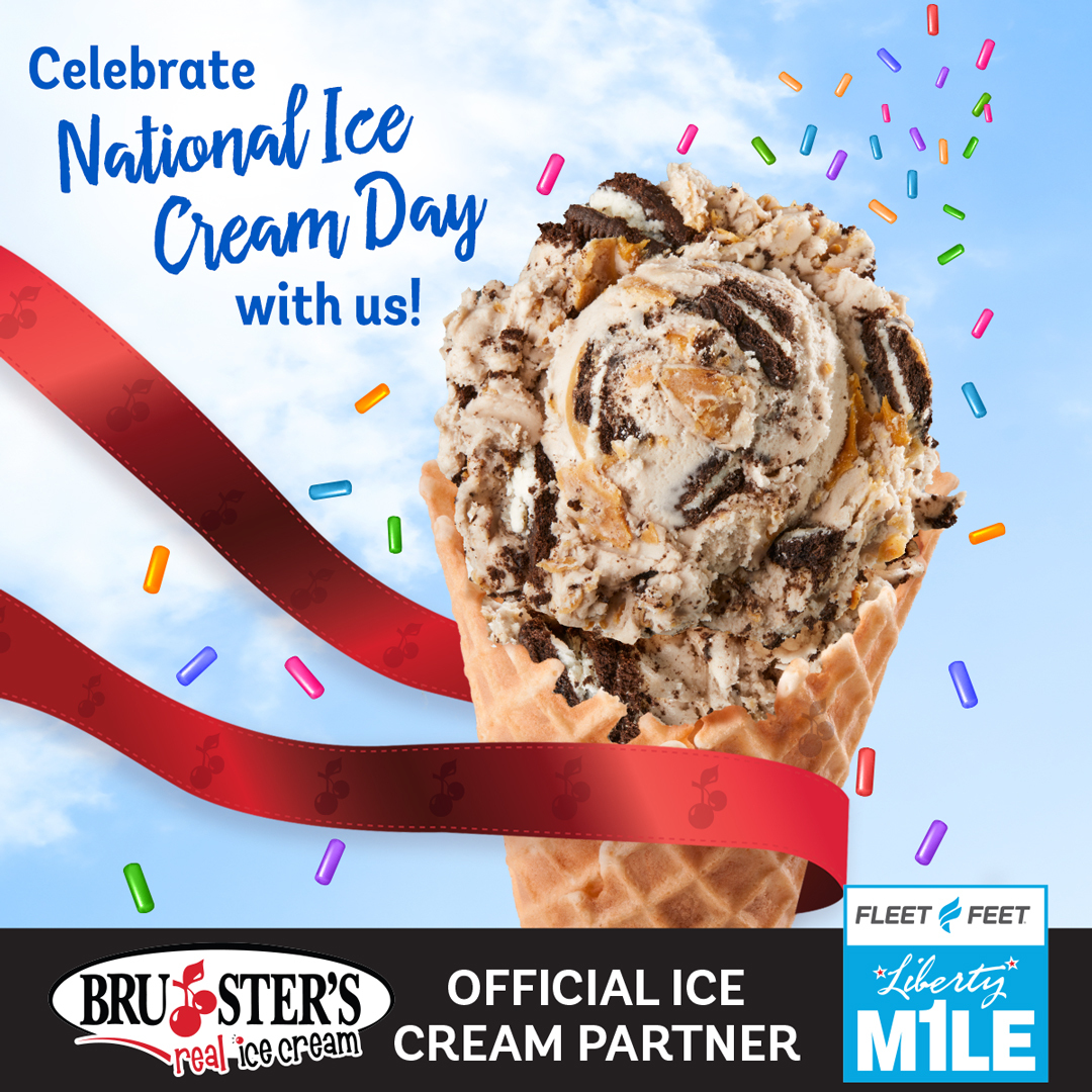 I scream, you scream, we all scream for <a href="/BrustersFresh/">brustersfresh</a> Ice Cream! To celebrate #NationalIceCreamDay we're teaming up with Bruster's Real Ice Cream to give away a $50 gift card! To enter, register for the <a href="/FleetFeetPitt/">Fleet Feet Pitt</a> Liberty Mile taking place on 7/22 in downtown Pittsburgh!