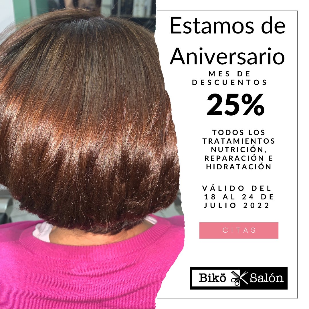 bikosalon's tweet photo. En Bikö Salón seguimos de manteles largos! No paramos de celebrar con nuestros clientes! Todas las semana un descuento diferente!

Además:
1- Descuento de 20% en Servicios de Uñas
2- 3x2 en productos Alfaparf Milano
Estos descuentos aplica de la semana del 18 al 24 de Julio 2022 https://t.co/CRQQnryklM