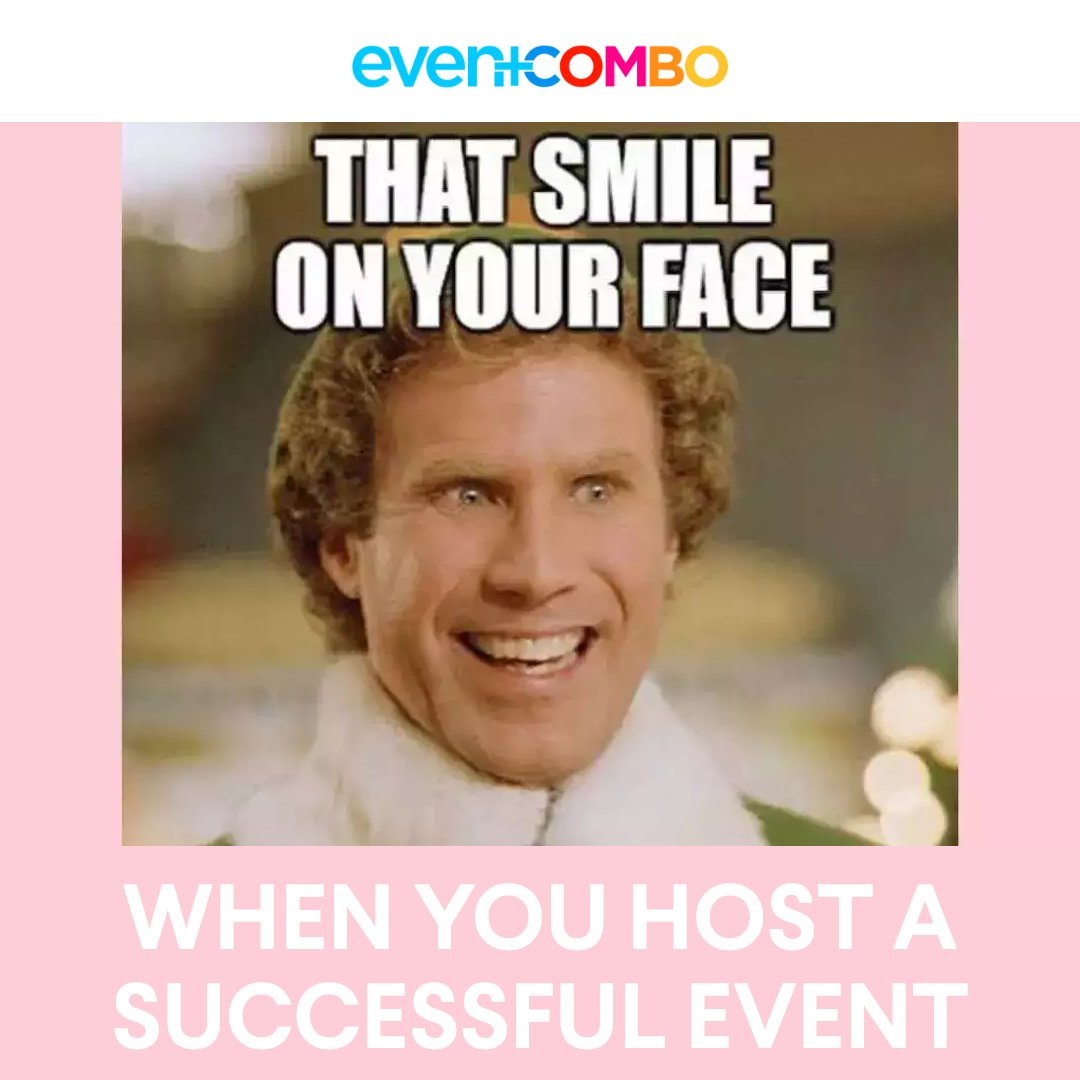 Eventcombo's tweet photo. Successful events really do bring the widest smile on our faces. Do you agree?
#gobeyond #eventtech #events #eventdesigning #eventmarketing #eventdata #virtualevents #hybridevents #eventtechnology #eventcombo #eventasaservice #eventindustry #eventservices #thefutureofevents https://t.co/V7bd42NHHr