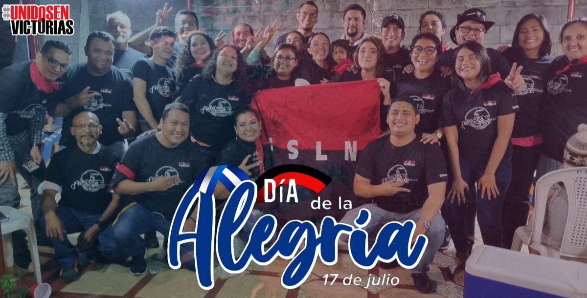 Aquí hay patria, al Frente Sandinista Nunca podrán Vencerlo ✊♥️🖤

Hoy 17 de julio con alegría, con emoción, con dignidad, decimos SOMOCISMO NUNCA MAS 

#UnidosEnVictorias 
#4319FuerzaDeVictorias 

<a href="/CaleroMariela/">Mariela Calero 🇳🇮</a> <a href="/Amanecerabz/">#TodosSomosDaniel🇳🇮Amanecerabz</a>