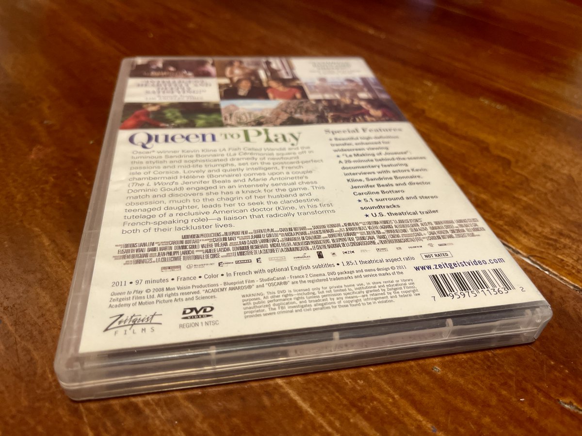 JenBeShip's tweet photo. Queen to Play (2009) Unrated - 1h 41m
#JenBeShipJBCollection
#JenniferBeals
#KevinKline
#SandrineBonnaire

https://t.co/FB2hKRKq7T https://t.co/jAxPBLre2P