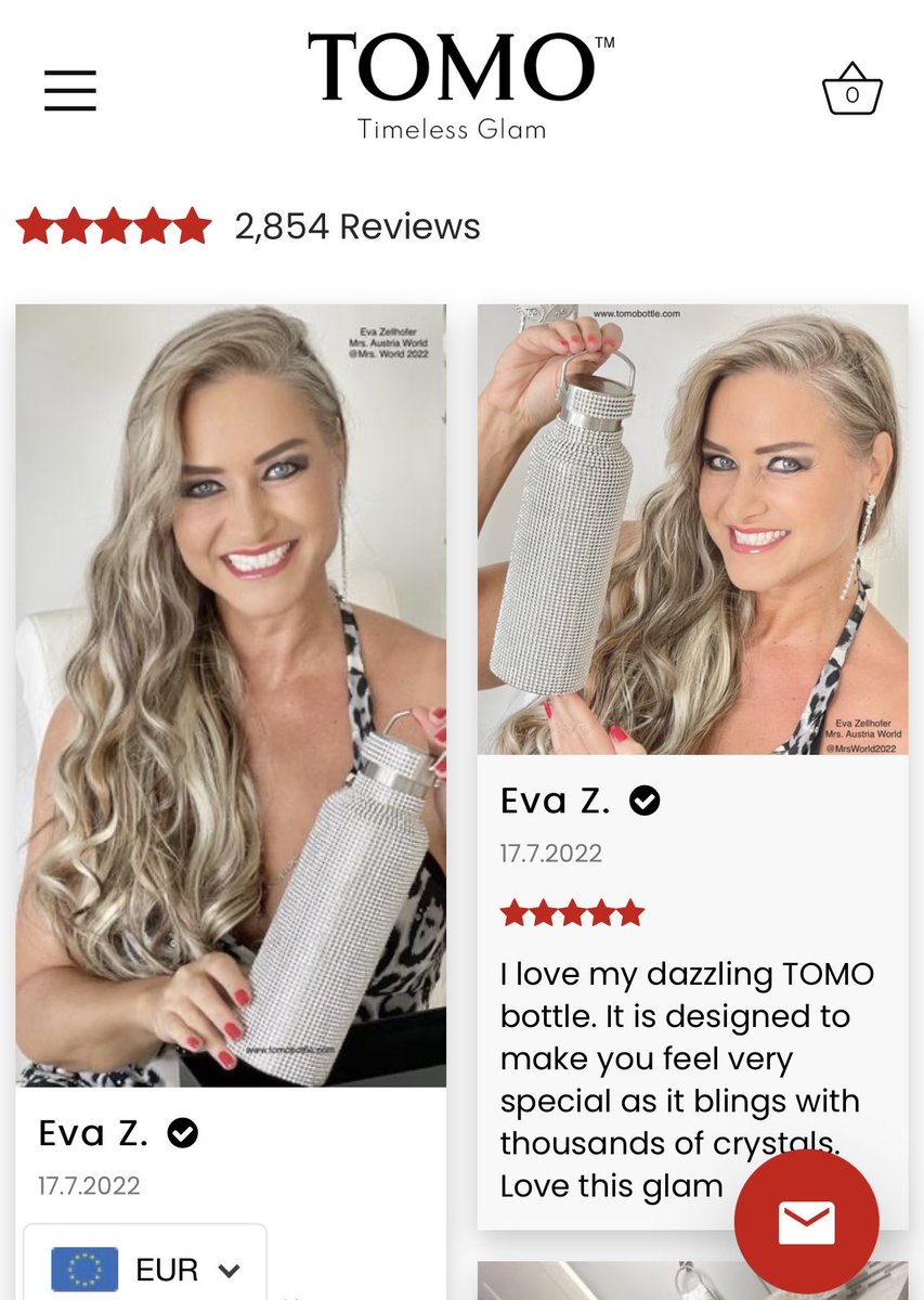 EvaZellhofer's tweet photo. This wonderful dazzling bottle catches attention ✨TOMO + Mrs. World = Changing lives forever ❤️
#EvaZellhofer #delegate2022 @mrsworldpageant #MrsAUSTRIAWorld
#MrsWorld2022
#MrsWorld
#MrsWorldPageant
#WestgateLasVegas
#WestgateResorts #drop4drop
#TOMOglam #TOMO #tomobottle https://t.co/cFGMylia1G