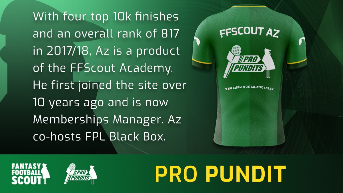 FFScout's tweet photo. He finished 4054 in the world last season and he's back to share his insight and team reveals during the 2022/23 #FPL season π
It's @ffscout_az!
You'll find Az's current draft linked in the comments π
βοΈ #ProPundit https://t.co/MODreHShET