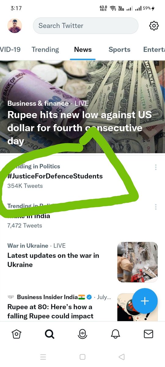 TejaGroup_021's tweet photo. Tranding 354k💪💪
Follow 
#JusticeForDefenceStudents 
@rajnathsingh 
@PMOIndia 
@adgpi @KishorRamjyani @hanumanbeniwal https://t.co/iccqxfzOyp
