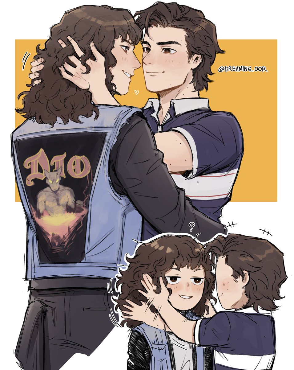 DREAMING_OOR's tweet photo. วาดคู่นี้ทีไรมันก็ออกมามุ้งมิ้งตลอดเลย55555 #steddie https://t.co/gEU4KZTzn9