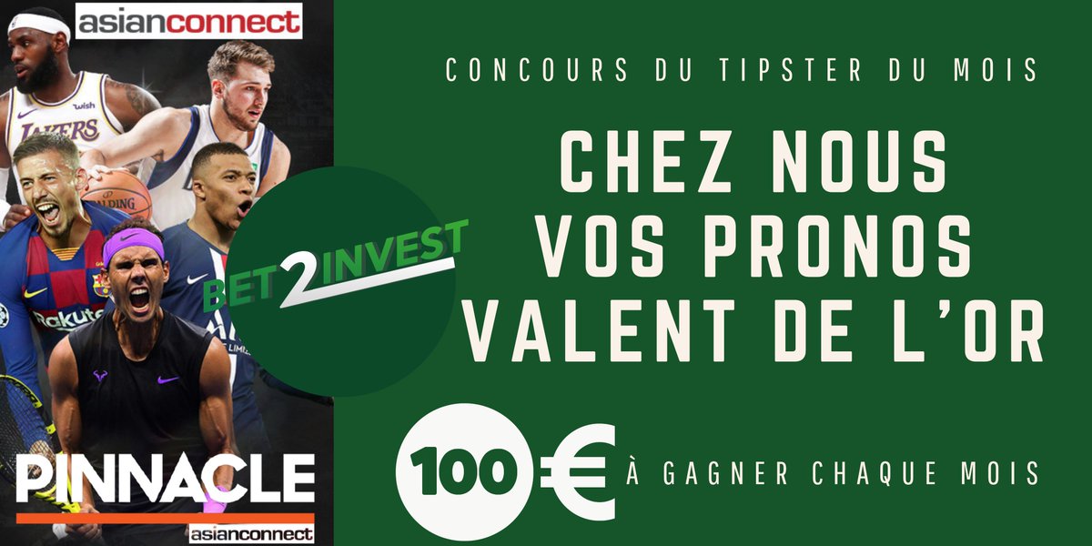 bet_2_invest's tweet photo. On vous rappelle qu'il y a 180€ à gagner, sur https://t.co/HFNxVUxRcI !
100€ chez #AsianConnect et 80€ chez #ParionsSport !
Tous les détails de ces #JeuxConcours mensuels:
👉https://t.co/XpsRhrqdX5
Inscription #Gratuite, Aucune Obligation d'achat.
#teamparieur #teamparieurs https://t.co/LQIJ03m9Hq