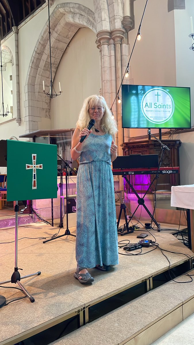 Sooooo good having “Martha” with us this morning, talking about extravagant hospitality!!