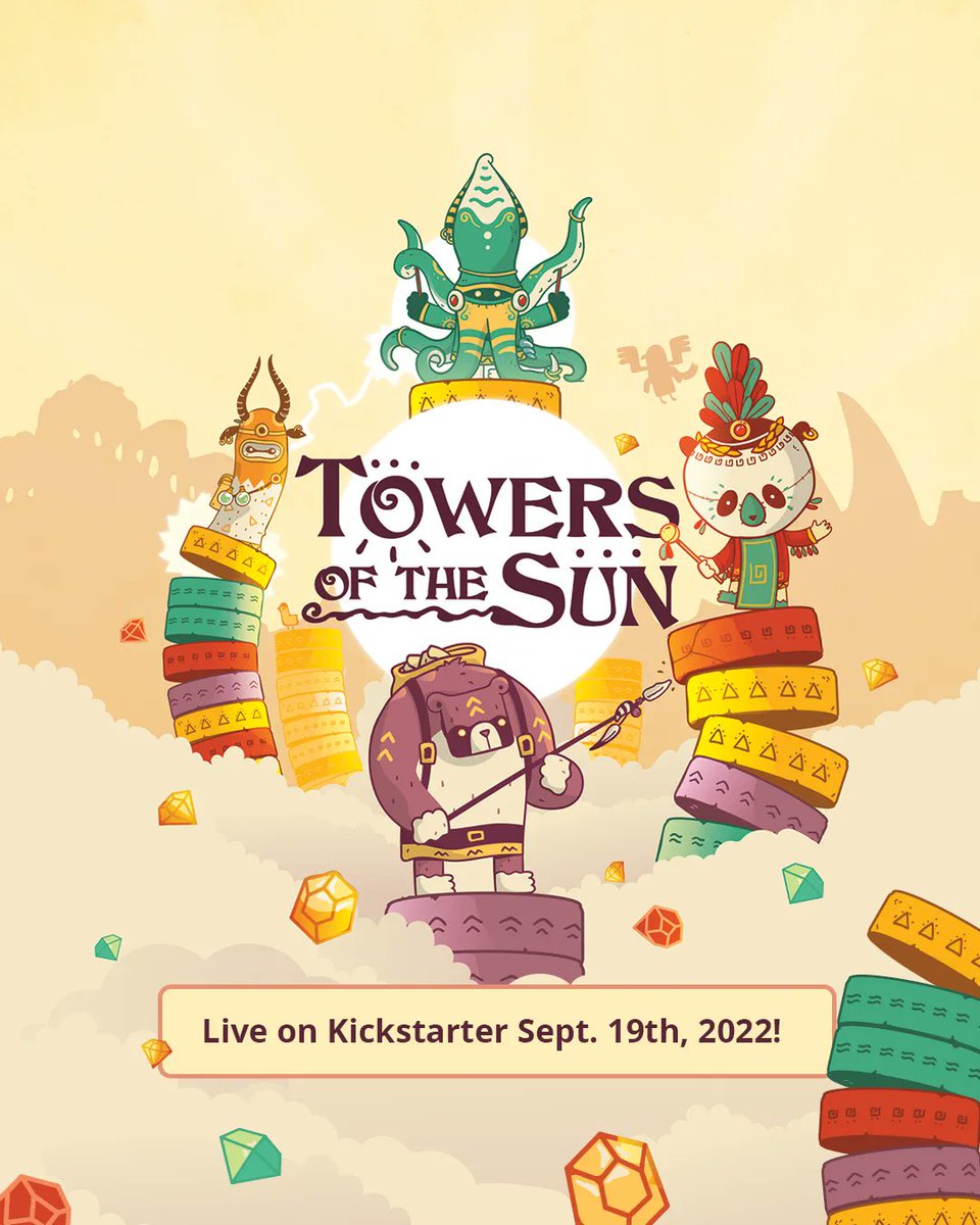 _QualityBeast's tweet photo. Our last English announcement is about the long-awaited @TowersOfTheSun from @StefanBrakman! We are at last far enough that it's time to bring it to life on @Kickstarter, September 19th, 2022.

🧵1/7 https://t.co/qlEa7TsnTv