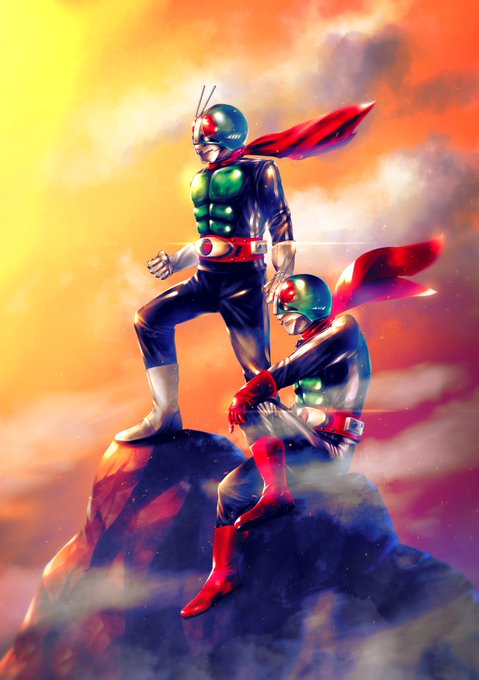 仮面ライダー1号のtwitterイラスト検索結果