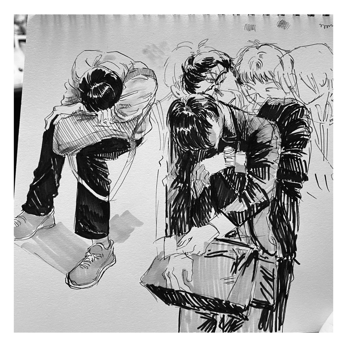 友達がプレゼントしてくれたペンで落書き〜🖋
楽し 