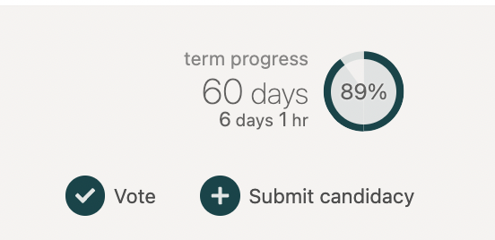 DeepBrainChain's tweet image. 6 days to next council election!