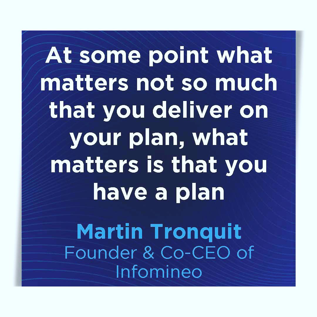 TalksWithTarek's tweet photo. Martin Tronquit of Infomineo on the importance of having a plan!
#podcast #ceotalks #pod #entrepreneurlife #entrepreneurship #middleeastentrepreneurs #mena #startupstories #menaentrepreneurs #menastartups #menastories #businesspodcast #businesspodcasts #CEOwisdom #founderwisdom https://t.co/Tmb98BizMF