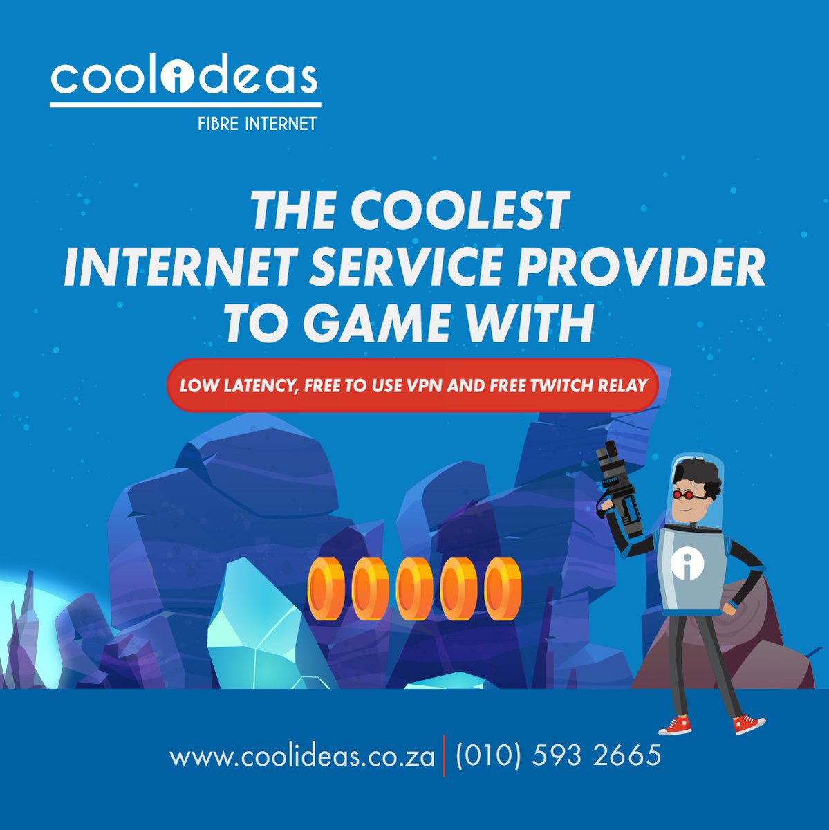 We've said it before and we'll say it again. Is there a better ISP out there? Of course not! That's why we use Cool Ideas for all our online gaming!
#WRG #CoolIdeasISP