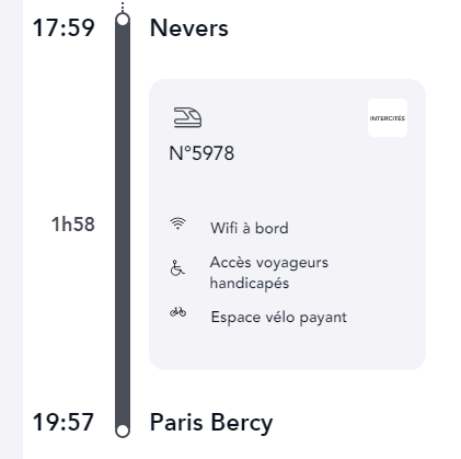 Sebourg's tweet photo. @SNCF Bjr, à la réservation l'Intercités n°5978 est censé arriver en gare de PARIS Bercy à 19h57. Cependant sur le suivi de train pr ce trajet, je vois que le train arrive en gare de Lyon avec plus de 10mn de retard. Dans quel gare dois-je m'attendre à arriver ? https://t.co/7UVtMGULOs