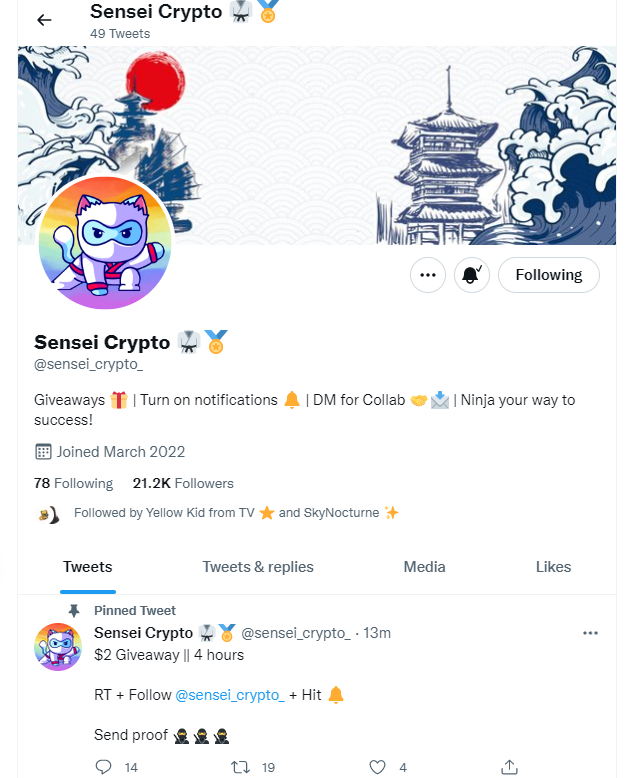 BIB_Sussie's tweet photo. @sensei_crypto_ Done https://t.co/YOzl2Yf1XC