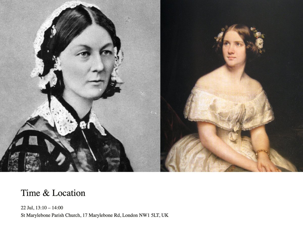 This performance tells the story of these two ‘Nightingales’ and their sometimes surprising connections to St Marylebone, and to each other in word and music.
stmarylebonefestival.com/events-1/the-t…
#florencenightingale #jennylind #stmarylebonefestival
