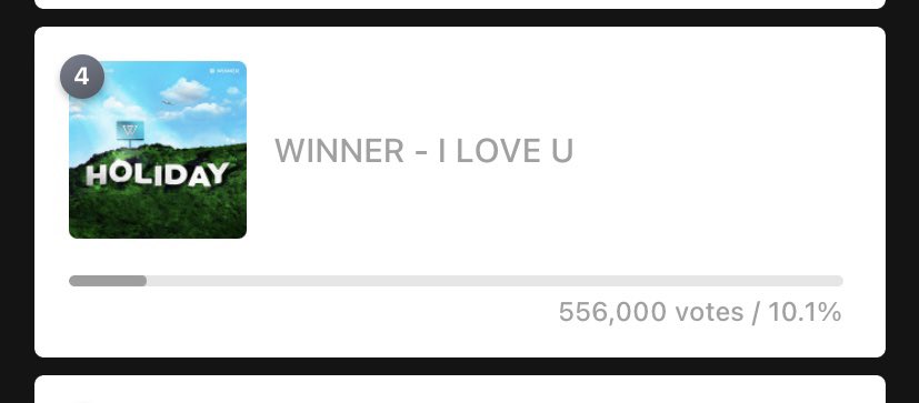 🍀#ILOVEU Mubeat Pre-voting 🍀

⌚️7.14
💗30,0000 beats for mubeat pre-voting 

💙All For W

#위너  #WINNER