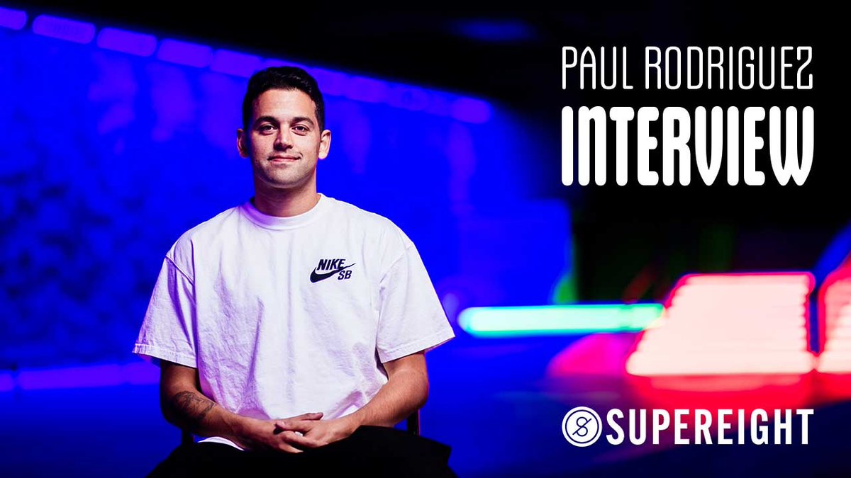 wearesupereight's tweet photo. Something we've been working on for a while now &amp; are super proud to present: The Paul Rodriguez Exclusive Interview. 🤯
Check this one out, head to the link below.
📷️ Oliver Barton

https://t.co/JqbrpJPGJr

#Supereight #Skateboarding #NikeSB #PaulRodriguez #PrimitiveSkate https://t.co/W8TzsklHMz
