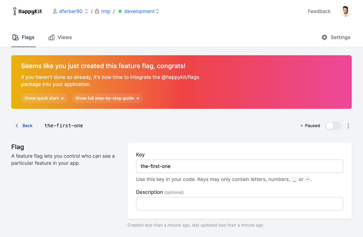 dferber90's tweet photo. Added some instructions that will show up for the first 7 days after creating a new project https://t.co/5up5R2pVVt