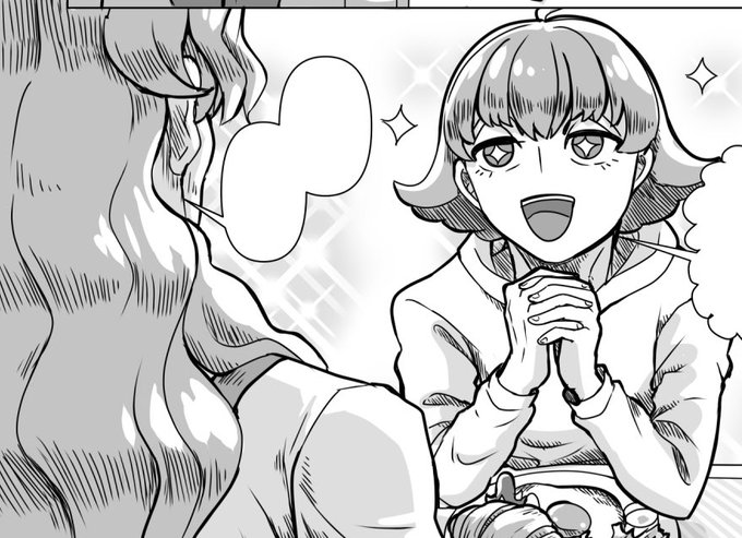 ギャグっぽいページもあるよ!という進捗報告。今日で109P。 