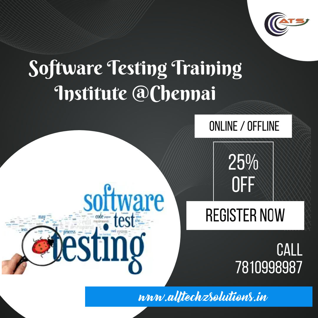 alltechz's tweet image. AlltechZ Offers #SoftwareTesting Training Institute in @Chennai.

#SoftwareTestingTraininginchennai   #SoftwareTestingTraininginvelachery #SoftwareTestingtraininginstituteinchennai #SoftwareTestingtraininginstituteinvelachery 
Visitus:alltechzsolutions.in
ContactUs:7810998987