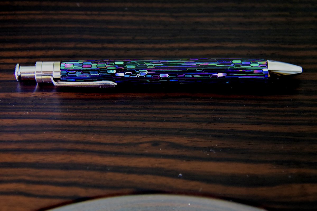 最終値下げ　工房楔　螺鈿文具　サイバー　ボールペン　螺鈿 超絶技巧】異次元の筆記具 工房楔×池田晃将 サイバー螺鈿の