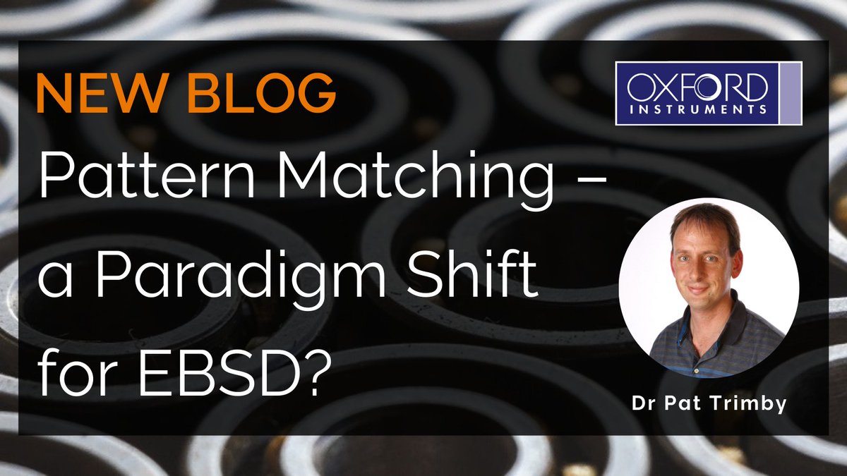 OxInst's tweet image. ✍ Are you looking for a new approach to #EBSD pattern matching?
Discover how MapSweeper, our latest tool in AZtecCrystal, makes #PatternMatching much simpler and faster than the Hough transform indexing technique, in our latest blog.
👉 okt.to/eJoYSA