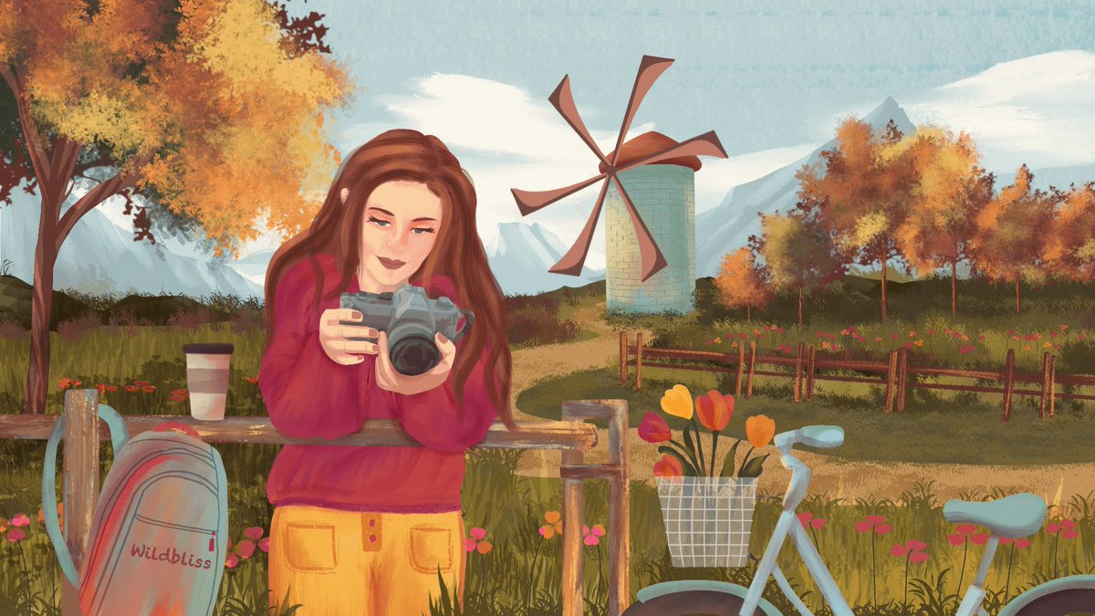 maleuart's tweet photo. #PortfolioDay hi it’s Maleu, I love creating lofi scenes and experiencing different colors and art styles :) https://t.co/5pv89iazPD