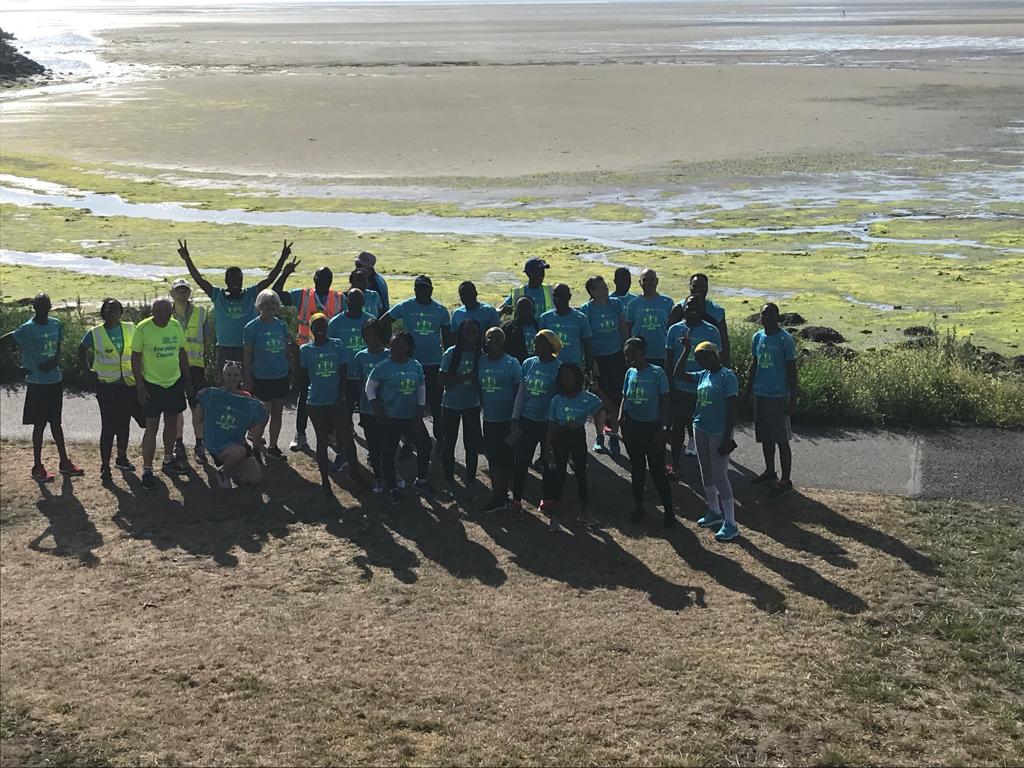 SanctuaryRunDub's tweet photo. We literally had bus loads of Sanctuary Runners at Corkagh, Poppintree and Poolbeg parkruns yesterday 🙌 https://t.co/ddzn2WElJQ