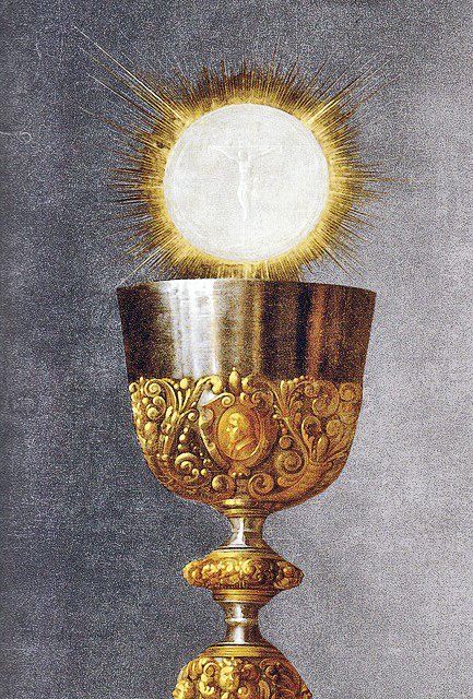 RaiosLuminosos's tweet image. Que o Corpo e o Sangue de Cristo nos guarde para a vida eterna.