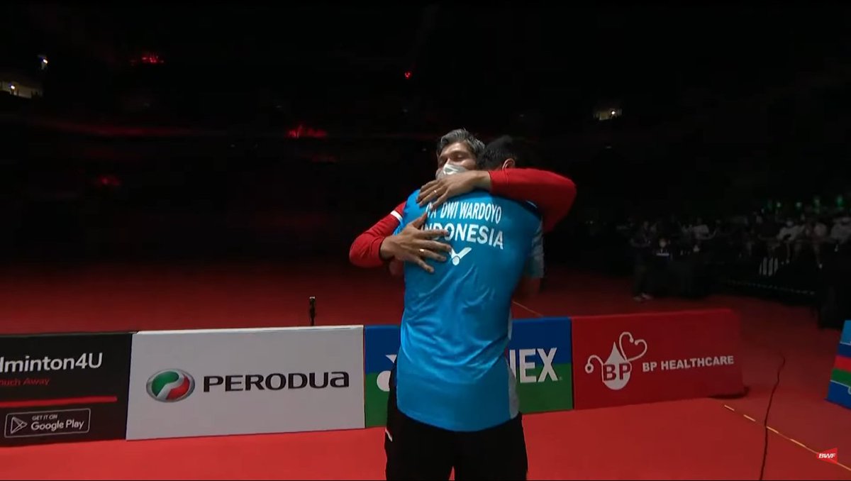 TUNGGAL PUTRA INDONESIA DI TAHUN 2022

JOJO > Juara #SwissOpen2022
CHICO > Juara #MalaysiaMasters2022 
GINTING > Juara #SingaporeOpen2022 

Coach irwansyah yg pertama kali peluk mereka saat mereka menang atau kalah

Terimakasih Coach Irwansyah 🙏👏