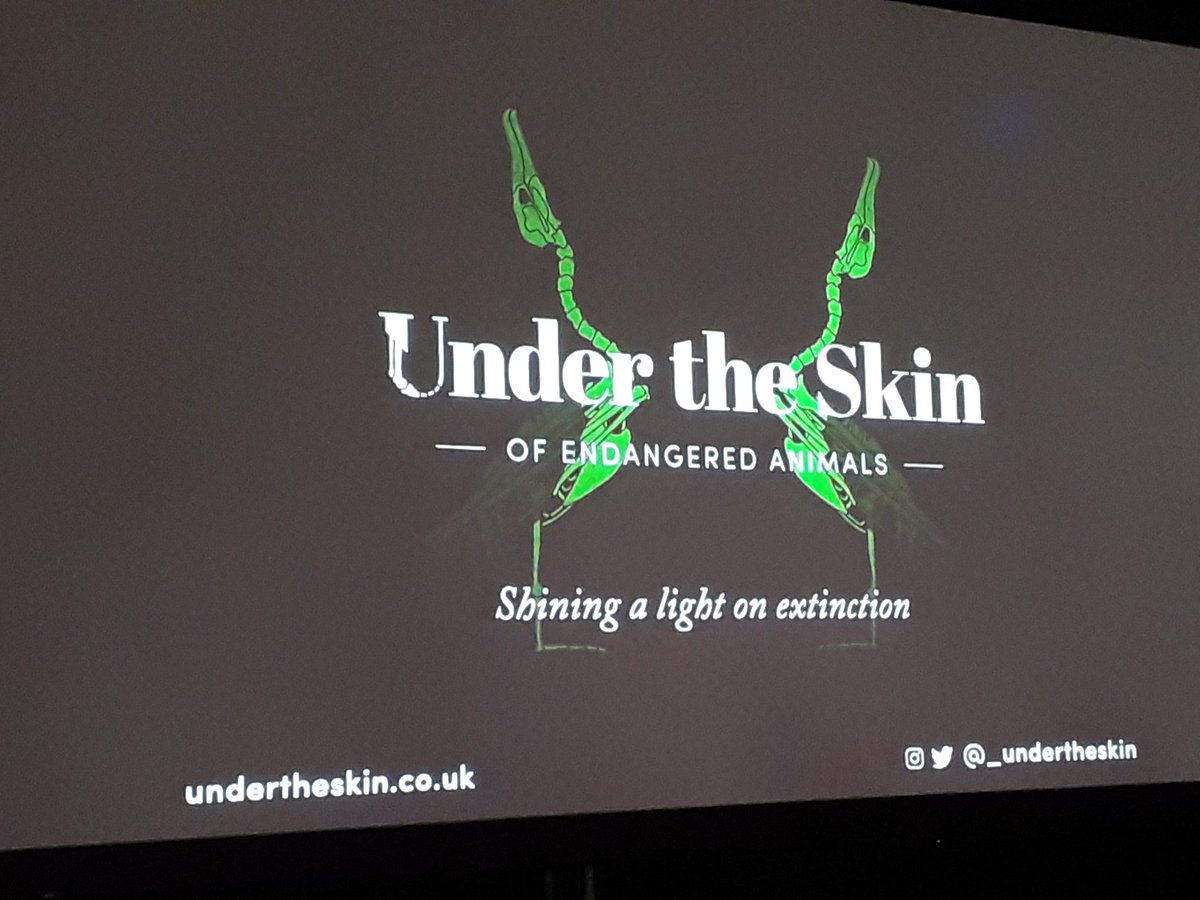 Brilliant to meet James &amp; Ed Harrison <a href="/GlobalBirdfair/">Global Birdfair</a> &amp; learn more about #artivism project <a href="/_UnderTheSkin/">Under The Skin</a> &amp; their collaboration with <a href="/SeaShepherdSSCS/">Sea Shepherd US</a>  to highlight the plight of Vaquita Porpoise &amp; Great Hammerhead Shark. 
20% of their profits go to charity !
Please support &amp; RT
