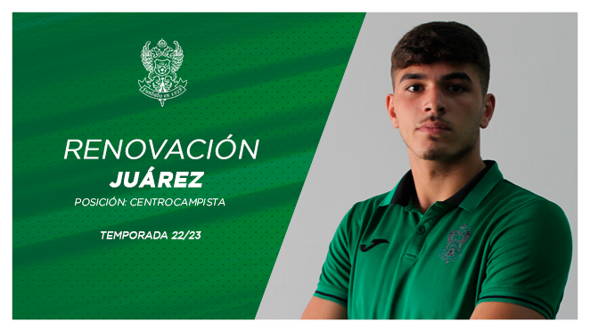 CD_Toledo's tweet photo. 🚨 OFICIAL | Álvaro Juárez continua en el #CDToledo

🎽 El canterano estará en dinámica de primer equipo durante la temporada 22/23 

💚⚪️ https://t.co/0YO4xoN6Cf