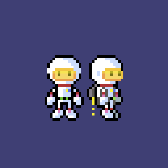 pixel art drawing practice. <a href="/gentainspace/">Genta in Space</a> fan art last time.