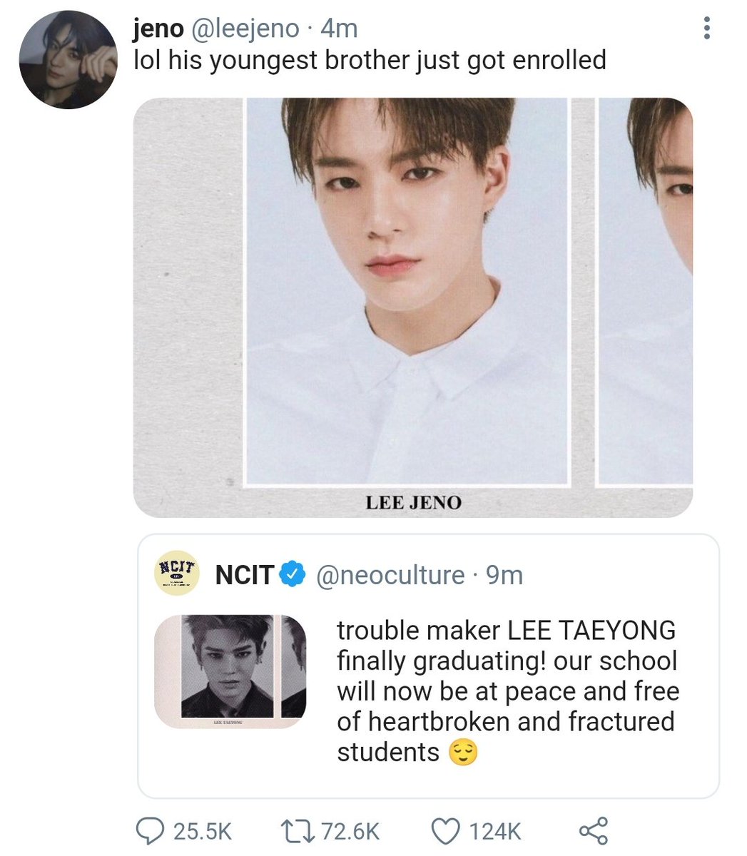 xiaenana's tweet photo. #nomin au
— wherein jaemin rejoices as he got enrolled in NCIT and finally escape jeno; the one who always makes his day immediately bad, or so he thought. https://t.co/EMvRIa2dBq