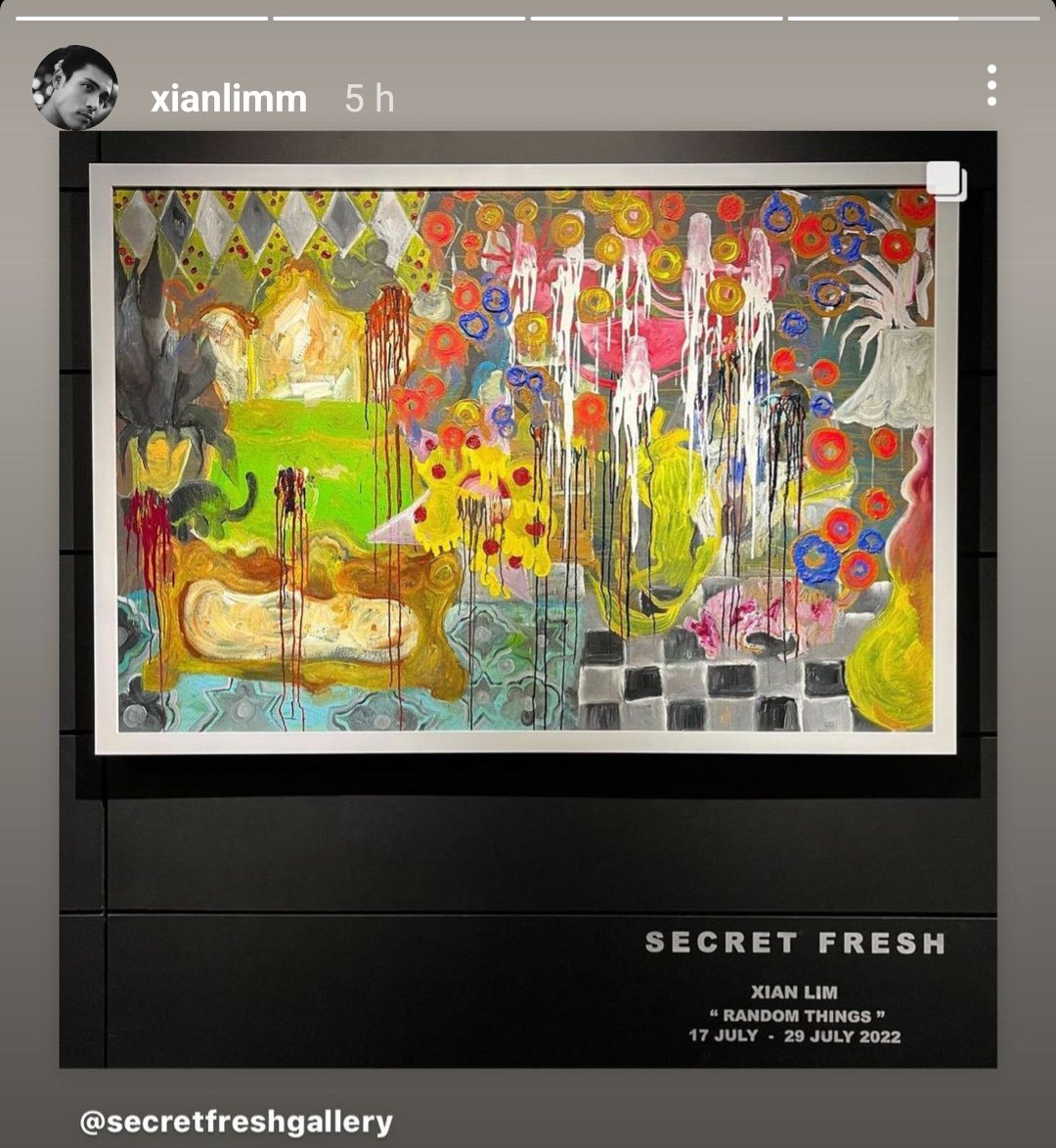 xianshinelovers's tweet photo. Xian Lim's " paintings of fragmented realities question relative importance of our perceived world, viewers are pushed to question efforts of humanity to find rational explanation &amp; to accept that the search for meaning does often fail.. "

cto   #SecretFresh #xianlim #xianlimm https://t.co/YN1KFRl1xQ
