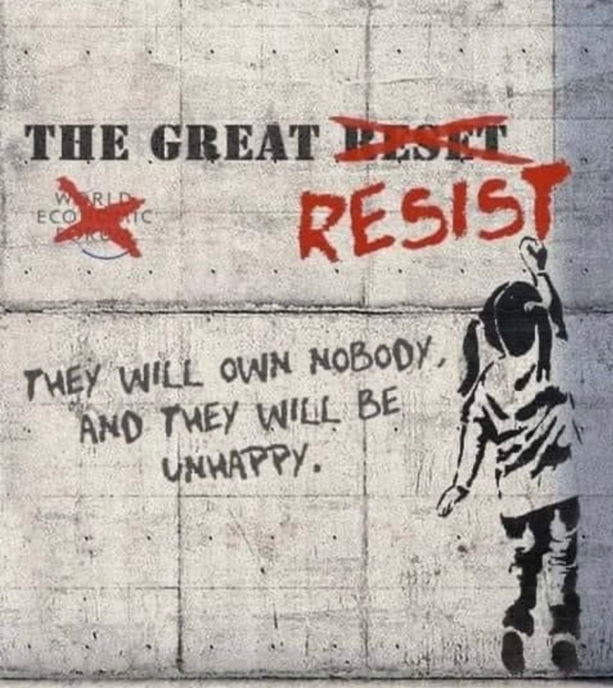 TheGreatRESlST's tweet photo. 🚨 The GREAT RESIST. They will own nobody and like it.

Please RT / Share 🔁✅ https://t.co/NTgzoftMQr