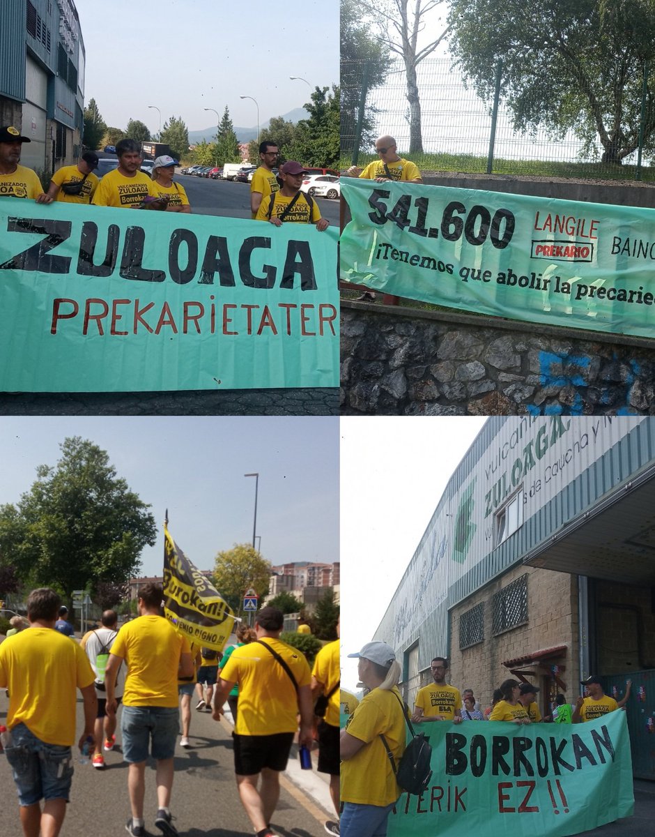 ZuloagaBorrokan's tweet photo. 3️⃣8️⃣4️⃣ #GrebaEgun
#VulcanizadosZuloaga la lucha continua 
🔴porque nos aplican un CONVENIO ESTATAL de KIMIKA
el cual nos aboca a la PRECARIEDAD @MasDe541600
🔴 Porque tenemos unas condiciones laborales PESIMAS
        JO TA KE !!!✊✊✊

#ZuloagaBorrokan https://t.co/QydQ19eh8A