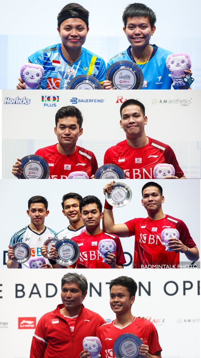 pspnmssss's tweet photo. Blessed to be a Blessing @GreysPolii
#SingaporeOpen2022
#PriFad
#Leoniel
#GINTING
#fajri
#SingaporeOpenSuper500 https://t.co/1W25IEa5MH
