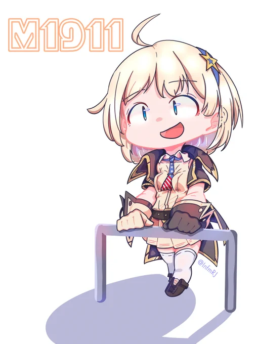 m1911

thank you for request!!

#ドルフロ #소녀전선 #M1911 
#request 