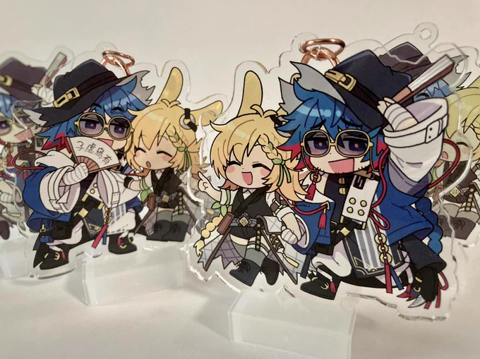 見て〜〜〜!!ウユクルちゃんアクキー💕💕💕自分用に作っちゃった… 