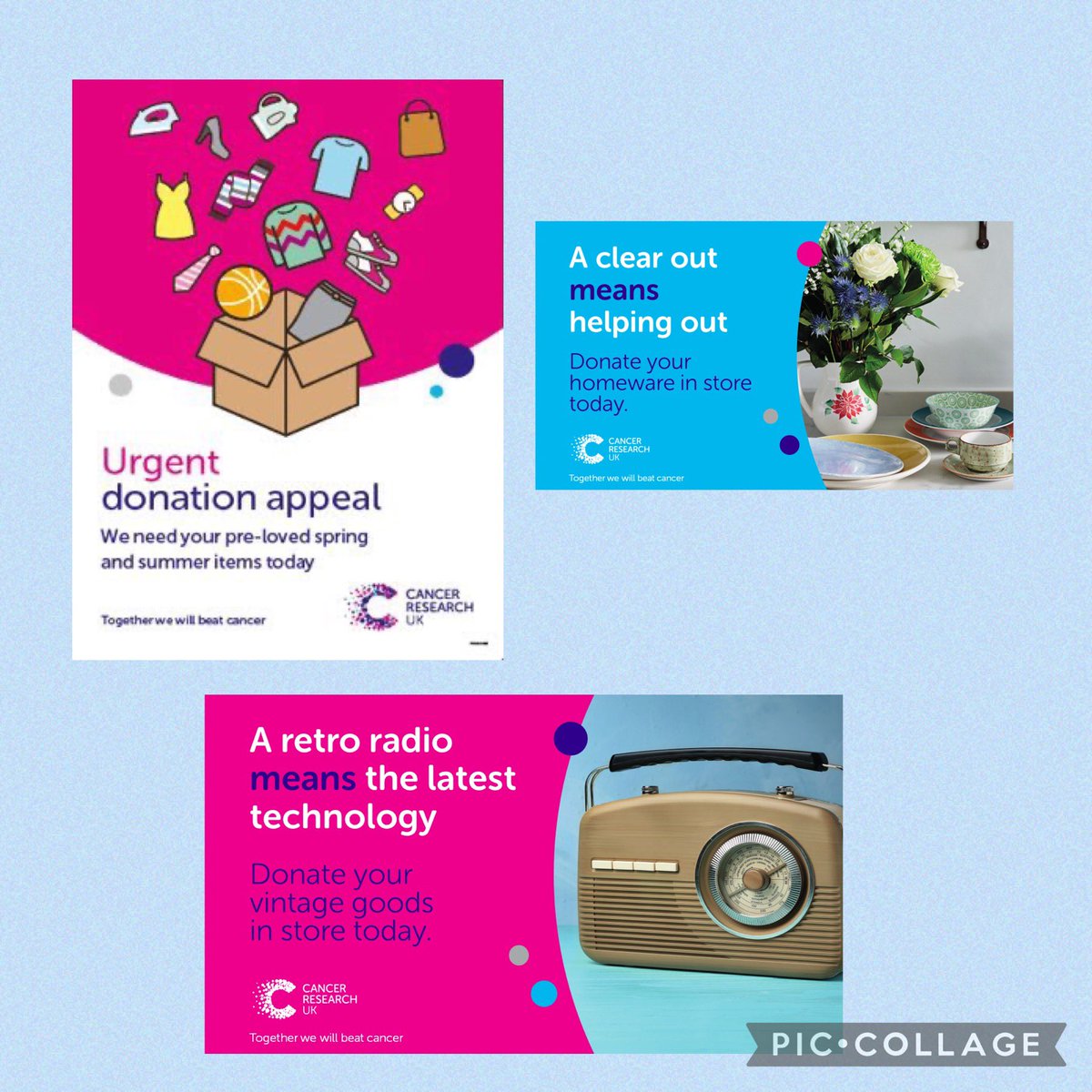 URGENT STOCK APPEAL 
Having a clear out?We are in need of your preloved #electricals #homeware #shoes #handbags donate in store we are open 9-5:30 mon-sat👠👗👛You can also #GiftAid your donation and we'll get an extra 25% on what we sell, at no cost to you.Just ask in store!
