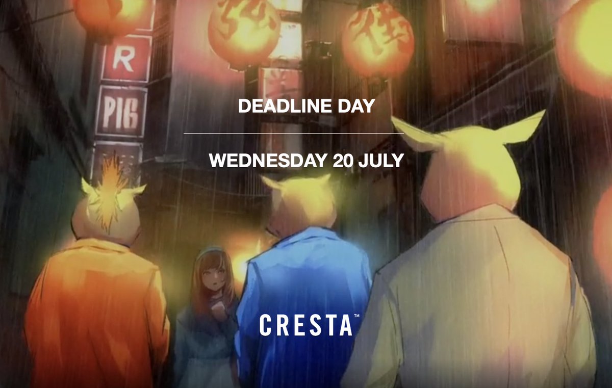 CrestaAwards's tweet photo. Entries for this year's Creative Standards (CRESTA) Awards 2022 close Wednesday 20 July.

Image from entrant Dentsu Creative Cube, Tokyo. https://t.co/V7A3qAN9Hk