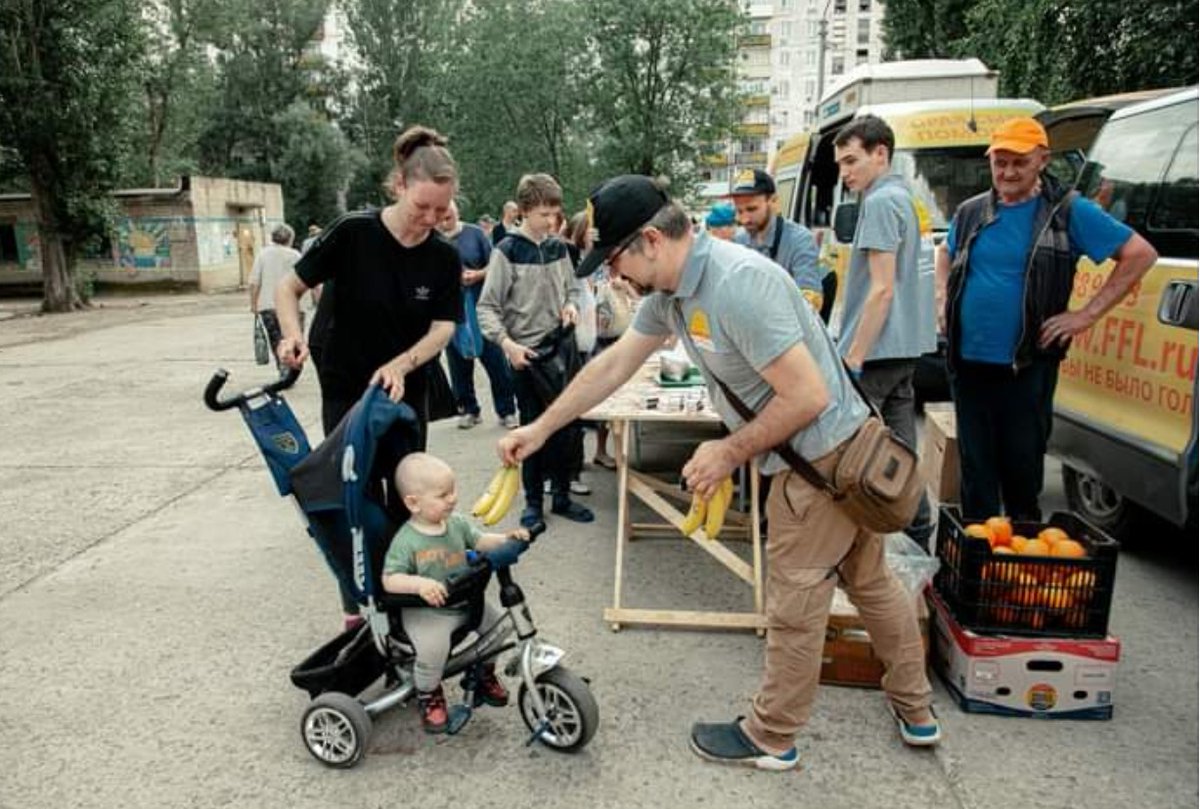 Disturbing news coming in from Ukraine. Two ISKCON members, Krishna Tattva Das &amp; Madan Gopal Das, who have been selflessly serving fresh food to those in need in the Donbas region passed away after missile attack on our Food For Life kitchen in Alchevsk, Lugansk region.